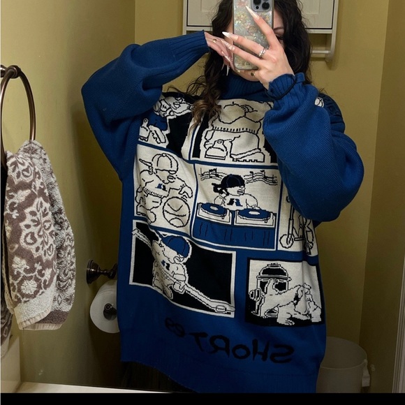 Vintage streetwear knitted sweater - Picture 3 of 4